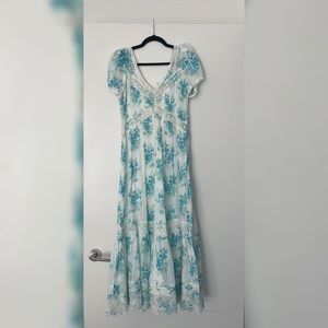 NWT Galil Midi Dress in Blue